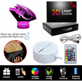 thumbnail image 5 of Dragon Night Light Gifts, 3D Illusion Lamps Remote Control Sleeping Aid Nightlight with Multi Colors Game Room Kidsroom Decoration Christmas Gift Choices, 5 of 7