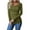 Army Green, variant on Womens Long Sleeve Ribbed Button Down Casual Henley Shirts