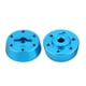 thumbnail image 1 of Adaptadores de cubo de rueda delantera de aleación de aluminio azul para coches RC Axial Rock Racer 90026, 1 of 8
