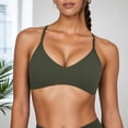 thumbnail image 1 of Versatile Strappy Back Sports Bra with Removable Pads for Comfort and Support Seamless Yoga Gym Everyday Wear for Daily Routine, 1 of 4