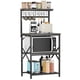 thumbnail image 1 of Soporte para microondas Kitchen Bakers Rack Furologee con almacenamiento, 1 of 8