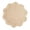 B Black, variant on Round Jute Placemats, 15 Inch Diameter Woven Placemat, Fringed Placemat with Scalloped Edge, Heat Resistant Mat for Hot Dishes, Yellow Washable Stain Resistant Fabric Table Accent
