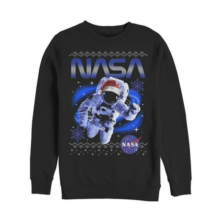 NASA NASA Men s Astronaut Ugly Christmas Sweater Print NASA NASA Men s Astronaut Ugly Christmas Sweater Print
