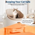 thumbnail image 2 of Self-Cleaning Cat Litter Box – Open-Top Automatic Litter Box with App Control, Upgraded Safety Sensors, Advanced Odor Leak Control, Includes 1 Roll Waste Bag, 2 of 9