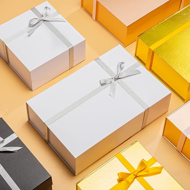 Lot De 50 Boîtes Cadeaux En Carton Blanc - Dimensions 10x10x10 Cm - Avec Couvercle - Parfait Pour Emballer Bijoux, Bonbons, Cadeaux DIY