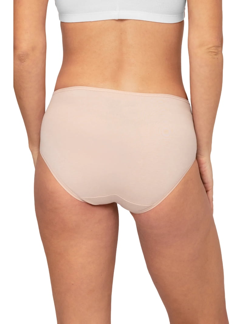 Fruit of the Loom Women's Cotton Stretch Panties 6-Pack, Sizes S