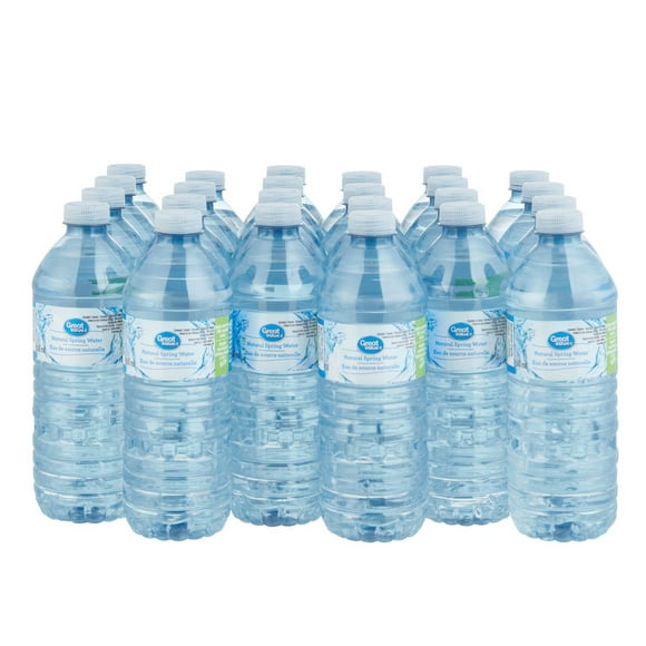 Great Value 24pk Spring Water, 24 x 500 mL