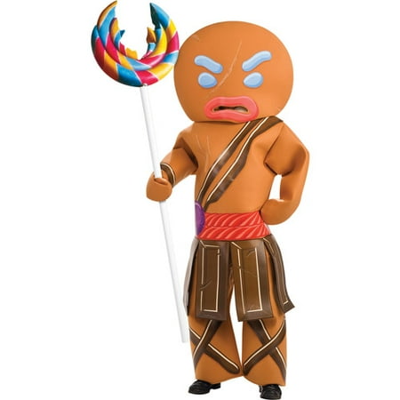 Shrek Gingerbread Warrior Man Adult Halloween Costume