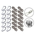 thumbnail image 4 of Lefu 12PCS Duplex Clamp and Wire Rope Thimble Kit 304 Stainless Steel Rope Clip, 4 of 5