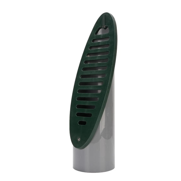 Rupoun Green Angled PVC Drainage Grate – 5"x17" Seamless, Weather‑Resistant, Easy Install, Anti‑Clog, Animal‑Proof Terrace Drain