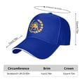 thumbnail image 7 of Lispipm Casual Cotton Baseball Cap for Men and Women Outdoor Adjustable Dad Hat for Hiking Sports Unisex Soft Trucker Caps Blue, 7 of 7