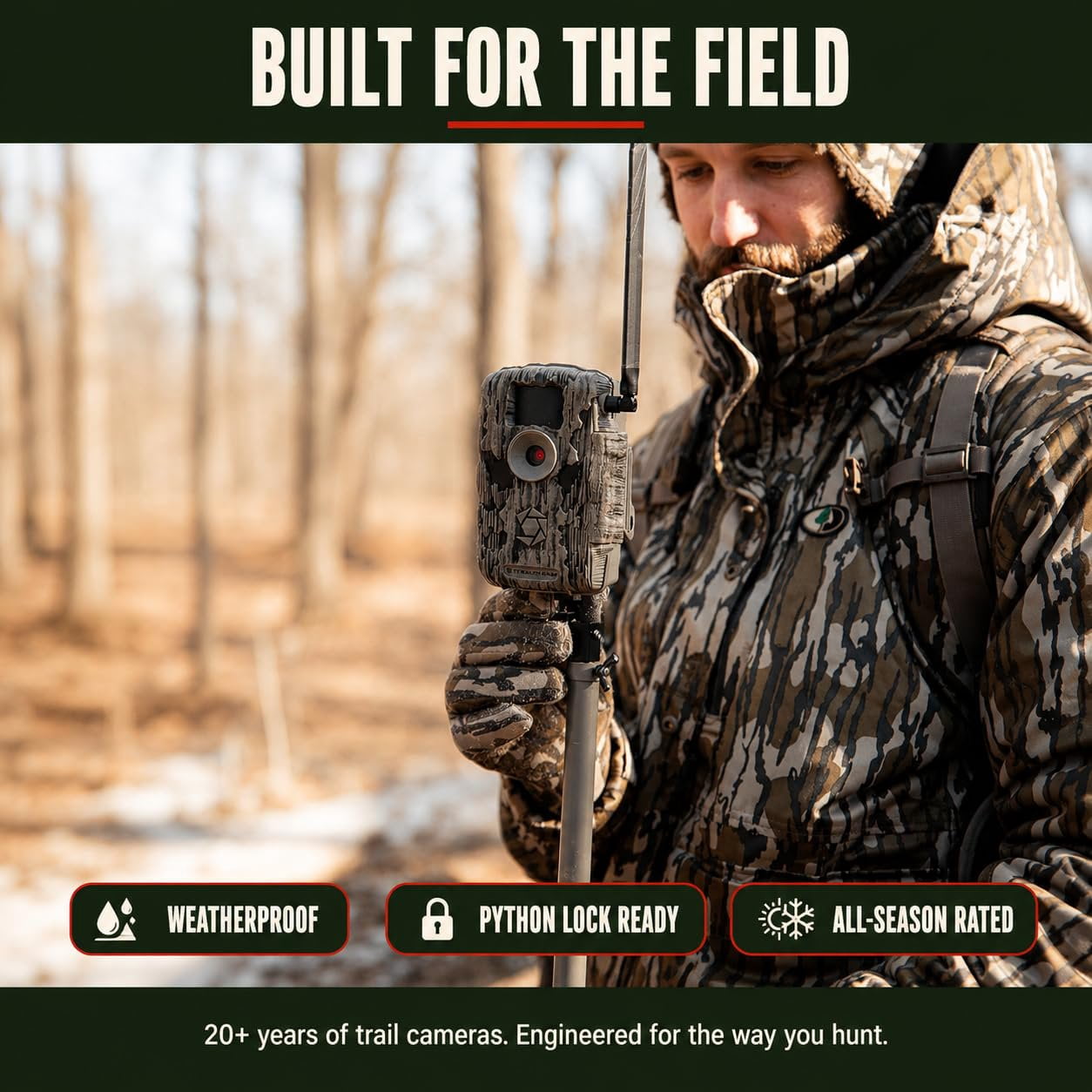 Stealth Cam Fusion MAX 36MP Cellular Trail Camera with Dual SIM AT&T & Verizon, 0.35s Trigger, 1080P Video, App Control, Includes Solar Panel, SD Card, & Cleaning Cloth 2PK