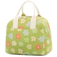 thumbnail image 1 of Bolsa de almuerzo LOVELYWIND con estampado floral de pana aislante, 27 x 19 x 20 cm, 1 of 8