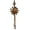 Golden, variant on SPRING PARK Stylish Flower Beads Pendant Car Interior Decor Rearview Mirror Hanging Ornament
