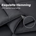 thumbnail image 5 of YEPCLUB Comforters Queen size, Duvet Insert, All Season Duvet, Grey Down Alternative Hotel Comforter, Lightweight Quilt with Corner Tabs, Machine Washable (Grey, Queen 88x92 Inches), 5 of 10