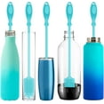 thumbnail image 3 of 3pcs Straw Cleaner and Bottle Brush for Cleaning, Hanging Straw Brush Silicone Long Bottle Cleaning Brush Reusable Bottle Washing Accessories for Jars Tumblers, 3 of 7