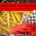 thumbnail image 2 of Avant Grub Red Fast Food Basket (12-Ct) with Black Checkered Deli Paper (120-Ct), 2 of 6
