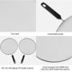 thumbnail image 3 of Pantalla contra salpicaduras de cocina ANGGREK Rejillas de Acero Inoxidable, 3 of 8