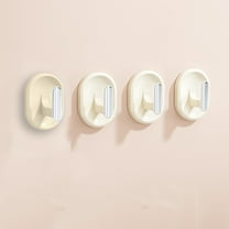 Nkmbld Adhesive Hooks for Hanging, Waterproof, Sticky Wall Hooks for Keys, Bathroom, Shower, Outdoor, Kitchen, Door, Home Improvement, Yellow