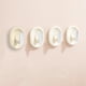 thumbnail image 1 of Ganchos Adhesivos Sin Perforar para Cocina, Baño y Sala de Estar | Paquete de 4 Ganchos de Plástico para Detrás de La Puerta | Verde, Rosa, Blanco y Amarillo | 4 X 2,8 X 5,3 Cm, 1 of 6