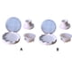 thumbnail image 3 of Yuarrent 2 moldes reutilizables con forma de copo de nieve para recipientes. Bandeja desmoldante, limpia y perfecta para velas, jabón, velas Artesanía molde de arbol de navidad, 3 of 6