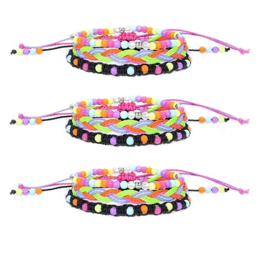 Giugt 12Pcs Friendship Bracelets Set for Teen Girls Kids Party and Preteen Jewelry 3PCS