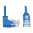 thumbnail image 2 of Eaton Tripp Lite Series Right-Angle Cat6 Gigabit Molded Slim UTP Ethernet Cable RJ45 Right-Angle M to RJ45 M Blue 15 ft. 4.57 m, 2 of 5
