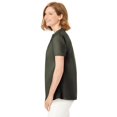 thumbnail image 3 of Woman Within Plus Size Pintucked Half-Button Tunic, 3 of 6