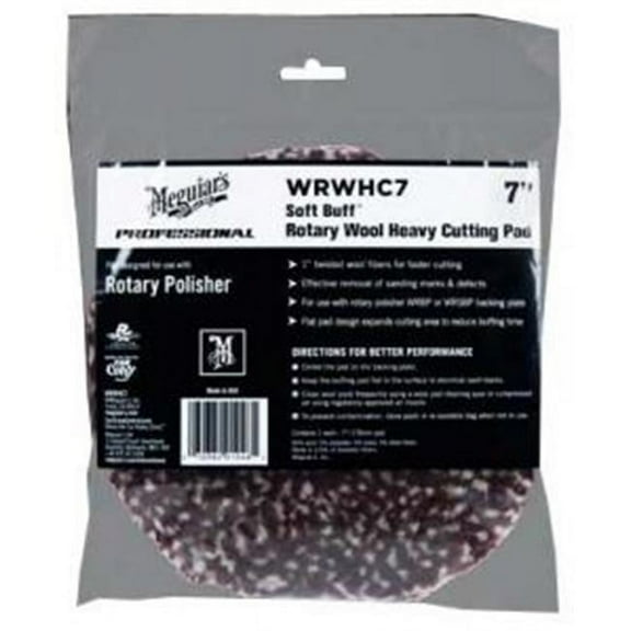 Meguiars Pad Wool Cutting 7 in.