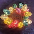 thumbnail image 1 of Light Post Crack Pattern Easter Eggs Lights IP42 3V PVC Suitable For Indoor And Outdoor Decoration Transparent Lanterns, 1 of 6