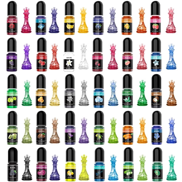 Pigmentos para resina epoxi TQELFSS, tintes líquidos de 30 colores