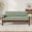 Green, variant on Modern 2-Seater Loveseat Sofa 72.8" with Armrest Pillows, Green Berber Fleece Couch for Living Room, Small Space, Solid Rubberwood Frame, Minimalist Style