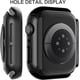 thumbnail image 4 of Yanonmyfd  2 Piezas Funda para Apple Watch Series 6/5/4/SE 3/SE 2/SE 40mm Protector Pantalla Vidrio Templado Incorporado,HD Protección Completa PC Dura Estuche Protective Case,Negro,40mm, 4 of 45