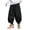 Black, variant on Casual Pants for Men Retro Hop Large Pockets Design Sense Wide Leg Work Punch Pants Fashion Wind Pants 6