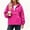 Hot Pink, variant on Dpjklzsn Women's Waterproof Half Zip Hooded Pullover Jacket, Lightweight Anorak with Pockets for Hiking Travel