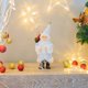 thumbnail image 4 of Muñeco de Papá Noel de Navidad, figura decorativa de escritorio, adorno de estatuilla de Papá Noel, decoración de Navidad para el hogar, 4 of 4
