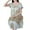 Champagne, variant on GENEMA Womens Summer Lace Ice Silk Nightdress Short Sleeve Loose Plus Size Nightgown XL