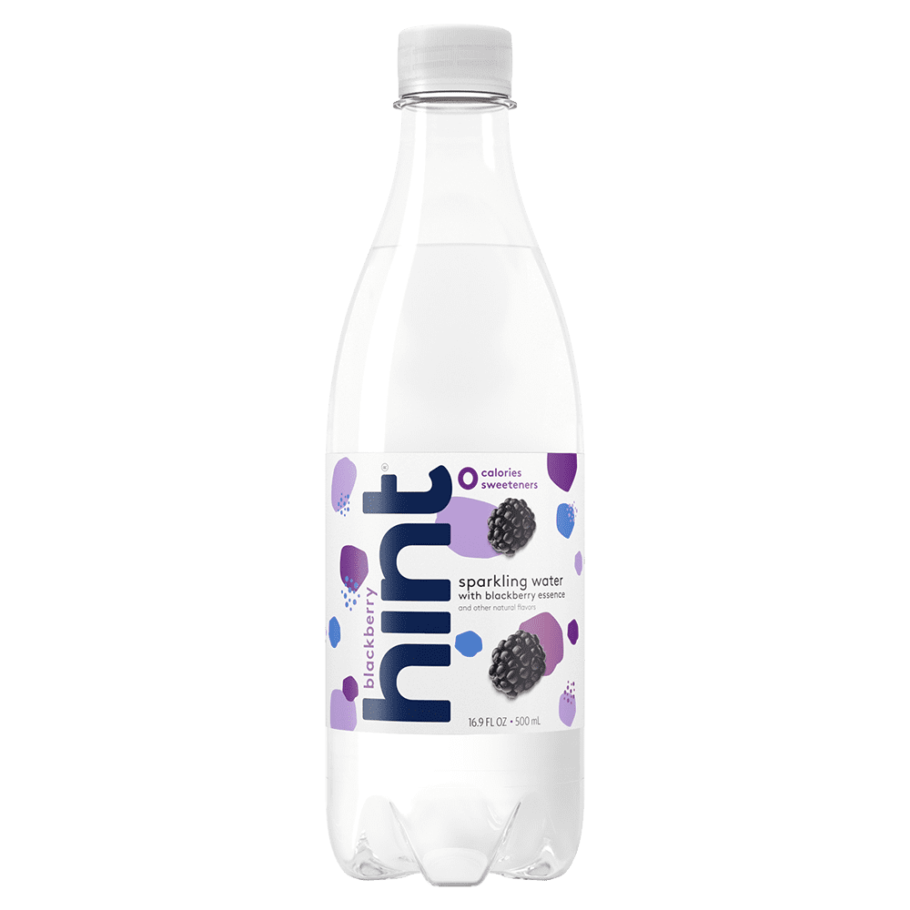 Hint Sparkling Water Blackberry Pack Of 12 16 9 Ounce Bottles Unsweetened Blackberry Infused Sparkling Water Zero Sugar Zero Calories Zero Sweeteners Zero Artificial Flavors Walmart Com Walmart Com