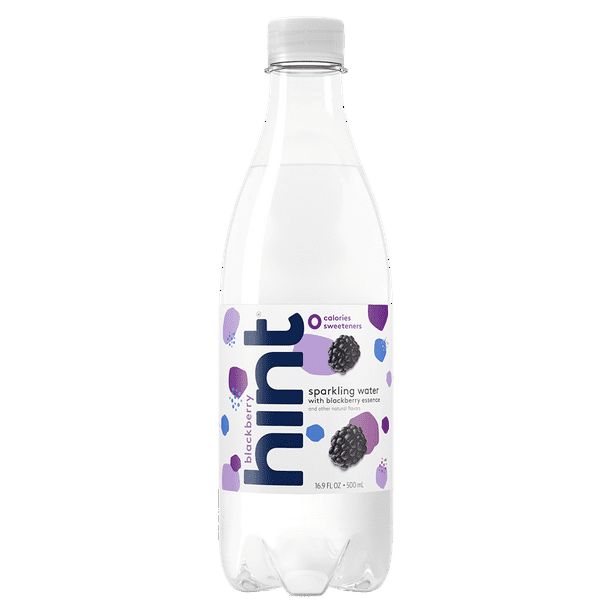 Hint Sparkling Water Blackberry, (Pack of 12) 16.9 Ounce ...