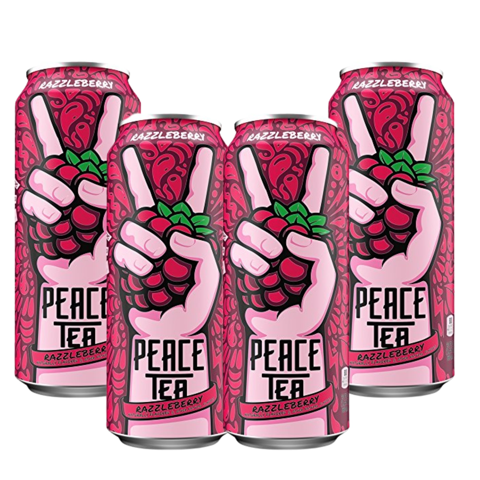 4 Peace Tea Razzleberry Tea Flavored Drinks No Artificial Flavors Or 4-peace-tea-razzleberry-tea-flavored-drinks-no-artificial-flavors-or