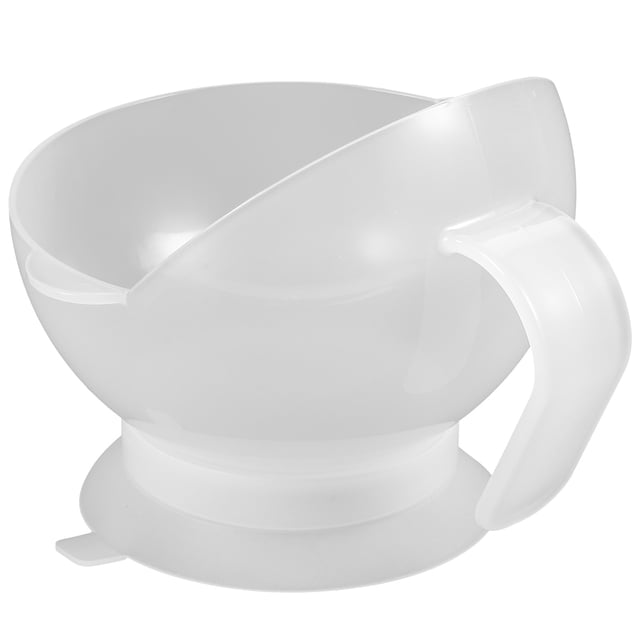 unbranded Bol Antigoteo De Silicona Para Adultos Mayores Con Ventosa Seguro Y Fácil De Limpiar