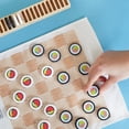 thumbnail image 2 of Juego de mesa Balvi Damakis Checkers Sushi Roll Theme, 2 of 4