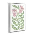 thumbnail image 3 of Stupell Industries Pink Tulip Twin Blossoms Floral Painting Gray Framed Art Print Wall Art, 20 x 30, 3 of 8