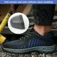 thumbnail image 5 of Safety Shoes Mens Womens Steel Toe Cap Work Shoes Lightweight Breathable Safety Trainer Puncture Proof, 5 of 7