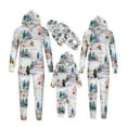 thumbnail image 5 of Penkiiy Family Christmas Onesies Matching Sets Pajamas Holiday Cute Print Pjs Hoodie Fleece Sleepwear for Couple and Kids 4 Years Multicolor, 5 of 5