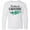 AA-White, variant on Inktastic I'd Rather Be Gardening Blue Flowers Long Sleeve Youth T-Shirt
