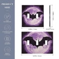 thumbnail image 3 of Dailycode Light Switch Plate Covers 3 Gang Wall Plate Plastics Outlet Covers for Kitchen Home Office Decor Bat and Moon, 3 of 8