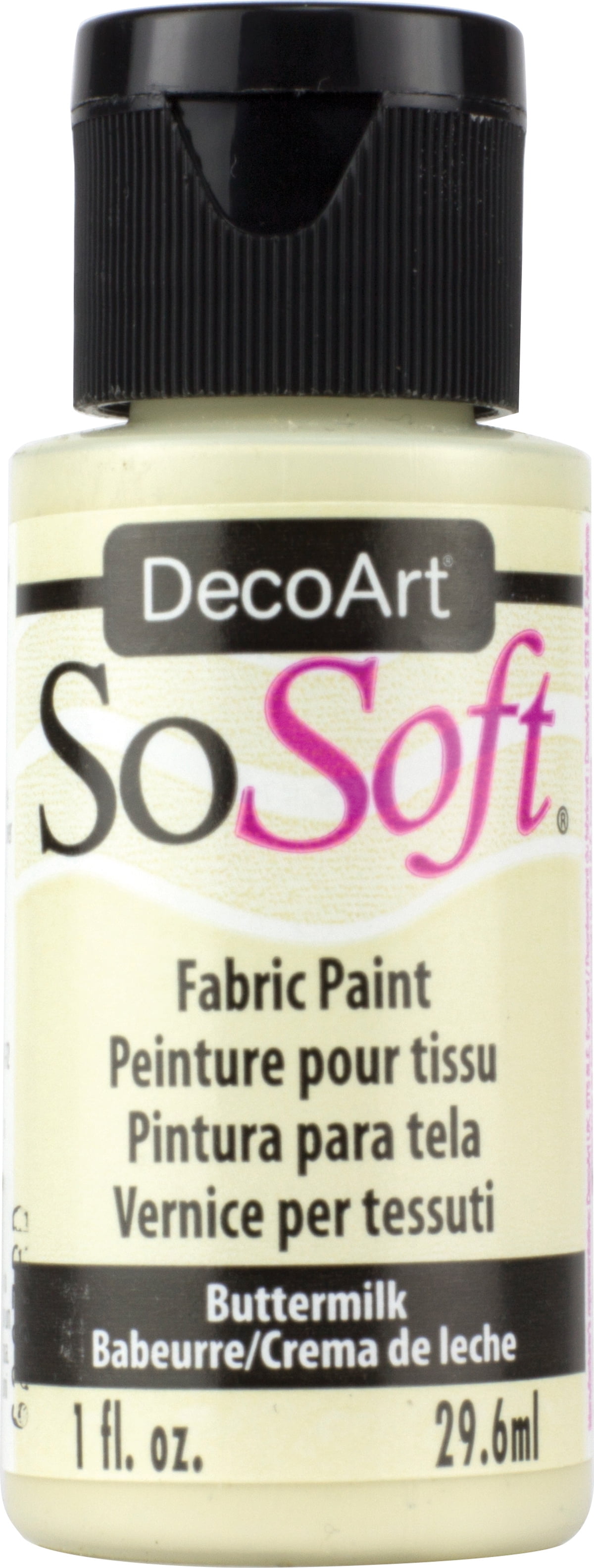 SoSoft Fabric Acrylic Paint 1ozButtermilk