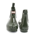 thumbnail image 6 of Hunter Women's Original Chelsea Gloss Rain Boots, Dark Olive,6 M US, 6 of 7