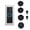 Black, variant on Replacement Doorbell Button Doorbell Repair Resistant To Breaking Cost-Effective